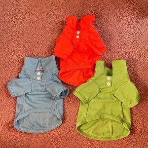 Dog Kingmas lightweight nylon shirts set of 3
